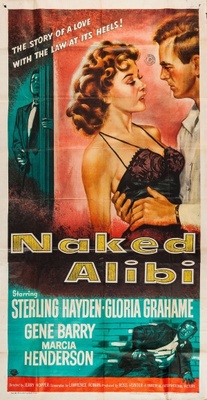 Naked Alibi movie poster (1954) poster