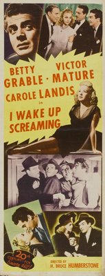 I Wake Up Screaming movie poster (1941) tote bag