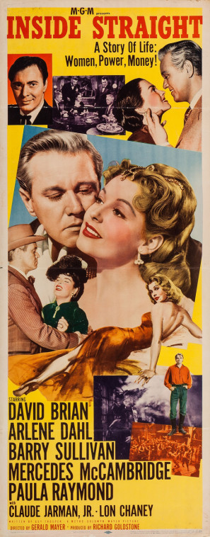 Inside Straight movie poster (1951) calendar