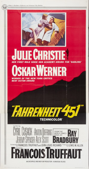Fahrenheit 451 movie poster (1966) calendar