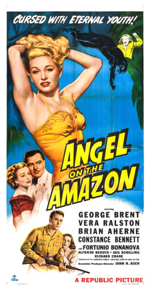 Angel on the Amazon movie poster (1948) tote bag