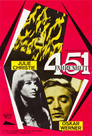 Fahrenheit 451 movie poster (1966) tote bag