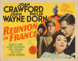 Reunion in France movie poster (1942) mouse pad