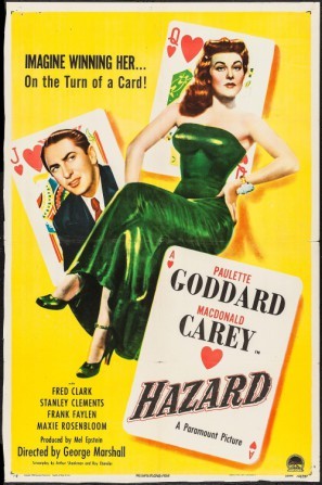 Hazard movie poster (1948) calendar