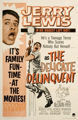 The Delicate Delinquent movie poster (1957) mug