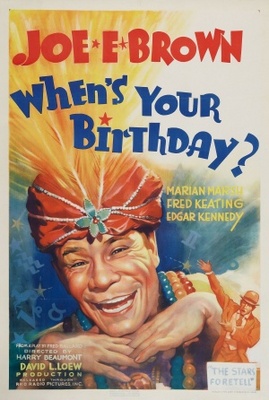 When's Your Birthday? movie poster (1937) Longsleeve T-shirt