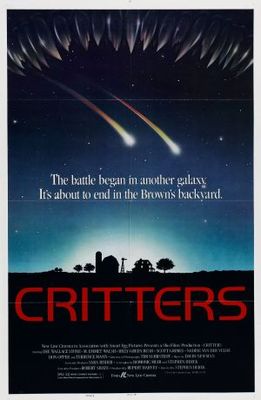 Critters movie poster (1986) tote bag