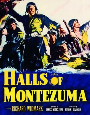 Halls of Montezuma movie poster (1950) mouse pad