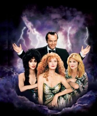 The Witches of Eastwick movie poster (1987) tote bag