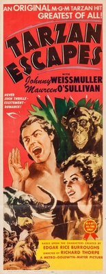 Tarzan Escapes movie poster (1936) tote bag