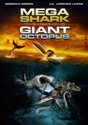 Mega Shark vs. Giant Octopus movie poster (2009) mouse pad