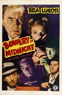 Bowery at Midnight movie poster (1942) calendar