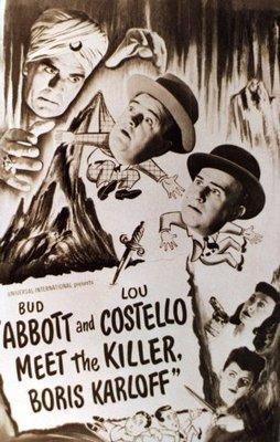 Abbott and Costello Meet the Killer, Boris Karloff movie poster (1949) mouse pad