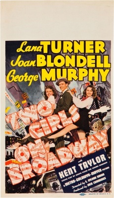 Two Girls on Broadway movie poster (1940) mug