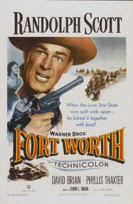 Fort Worth movie poster (1951) mouse pad