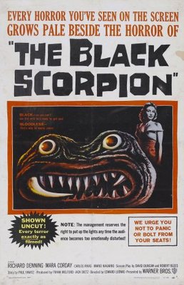 The Black Scorpion movie poster (1957) poster