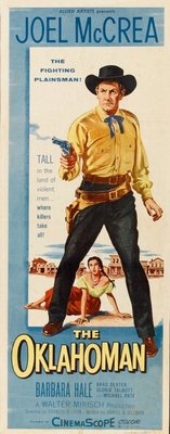The Oklahoman movie poster (1957) Sweatshirt