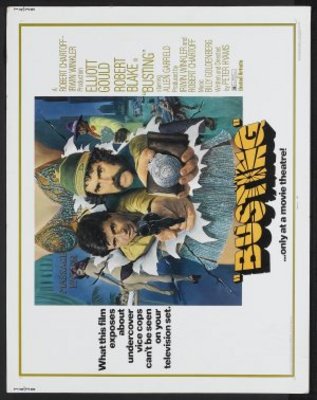 Busting movie poster (1974) tote bag
