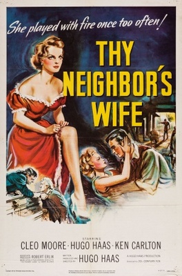 Thy Neighbor's Wife movie poster (1953) poster