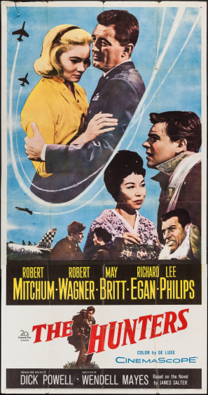 The Hunters movie poster (1958) poster