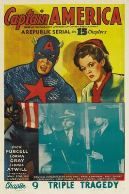Captain America movie poster (1944) mouse pad