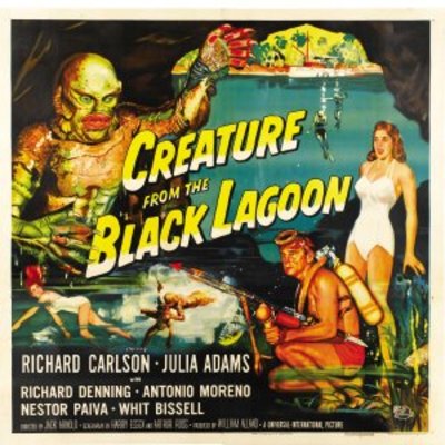 Creature from the Black Lagoon movie poster (1954) calendar