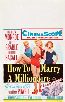 How to Marry a Millionaire movie poster (1953) poster