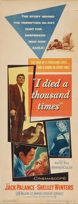 I Died a Thousand Times movie poster (1955) mug
