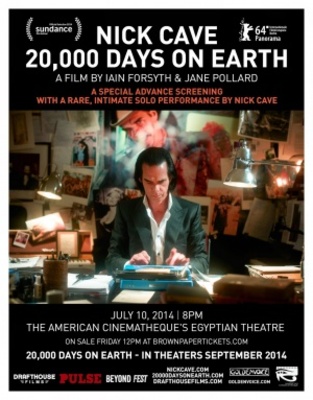 20,000 Days on Earth movie poster (2014) calendar