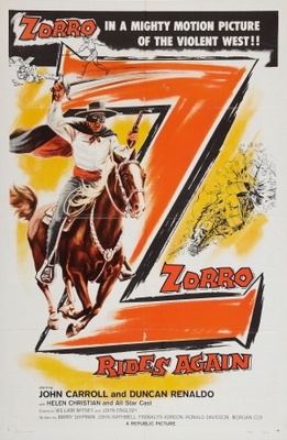 Zorro Rides Again movie poster (1959) mouse pad
