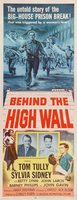 Behind the High Wall movie poster (1956) Sweatshirt #695209