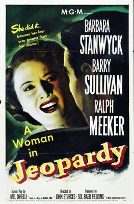 Jeopardy movie poster (1953) Tank Top
