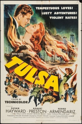Tulsa movie poster (1949) tote bag