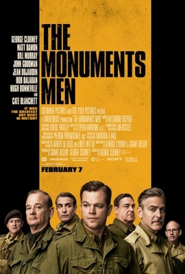 The Monuments Men movie poster (2014) calendar