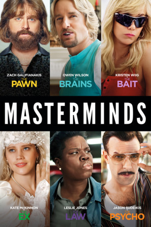 Masterminds movie poster (2016) tote bag