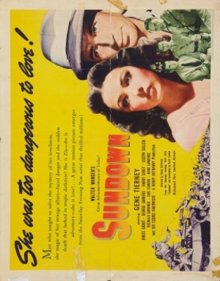 Sundown movie poster (1941) hoodie