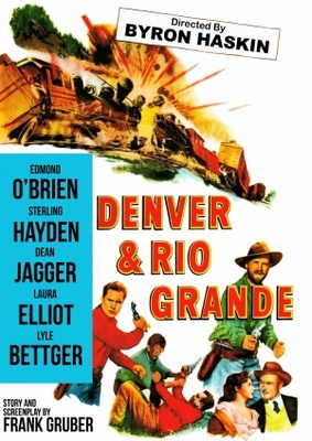 Denver and Rio Grande movie poster (1952) mug