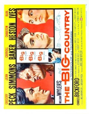 The Big Country movie poster (1958) poster