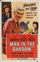 Man in the Shadow movie poster (1957) Longsleeve T-shirt #749443