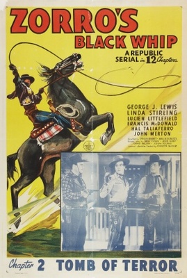 Zorro's Black Whip movie poster (1944) calendar