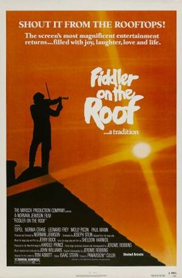 Fiddler on the Roof movie poster (1971) tote bag