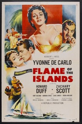 Flame of the Islands movie poster (1955) hoodie