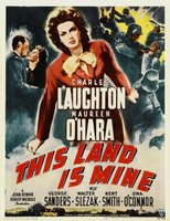 This Land Is Mine movie poster (1943) t-shirt #MOV_dd4973a8