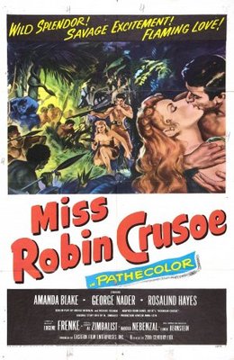 Miss Robin Crusoe movie poster (1954) poster