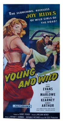 Young and Wild movie poster (1958) calendar