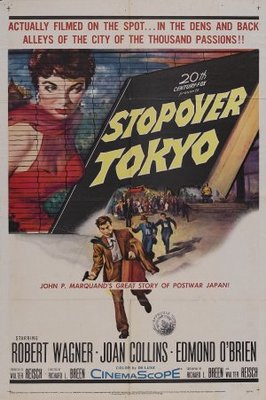 Stopover Tokyo movie poster (1957) tote bag