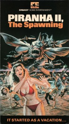 Piranha Part Two: The Spawning movie poster (1981) Sweatshirt