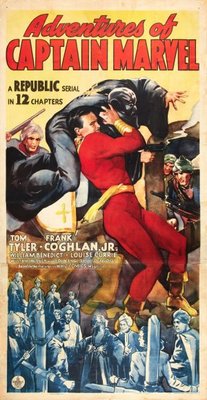 Adventures of Captain Marvel movie poster (1941) tote bag