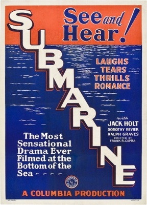 Submarine movie poster (1928) poster