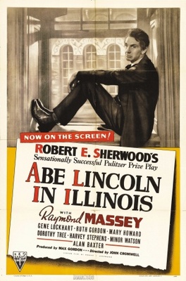 Abe Lincoln in Illinois movie poster (1940) poster